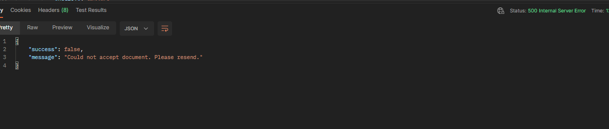 500 Server Error
